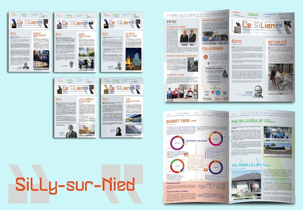Magazine communal - Silly-sur-Nied
4 pages 2 fois par an - Freelance